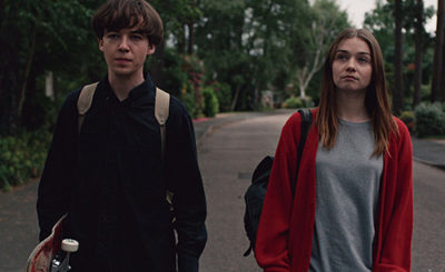 James and Alyssa from Netflix' End of the F***ing world. Photo provided by IMBD