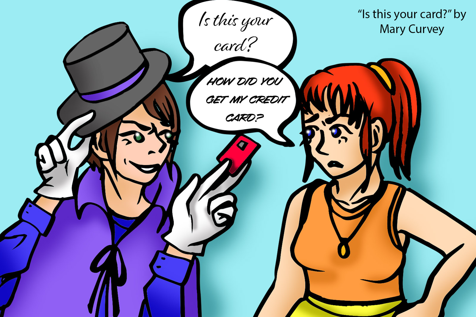 Is this your card Comic Illustration