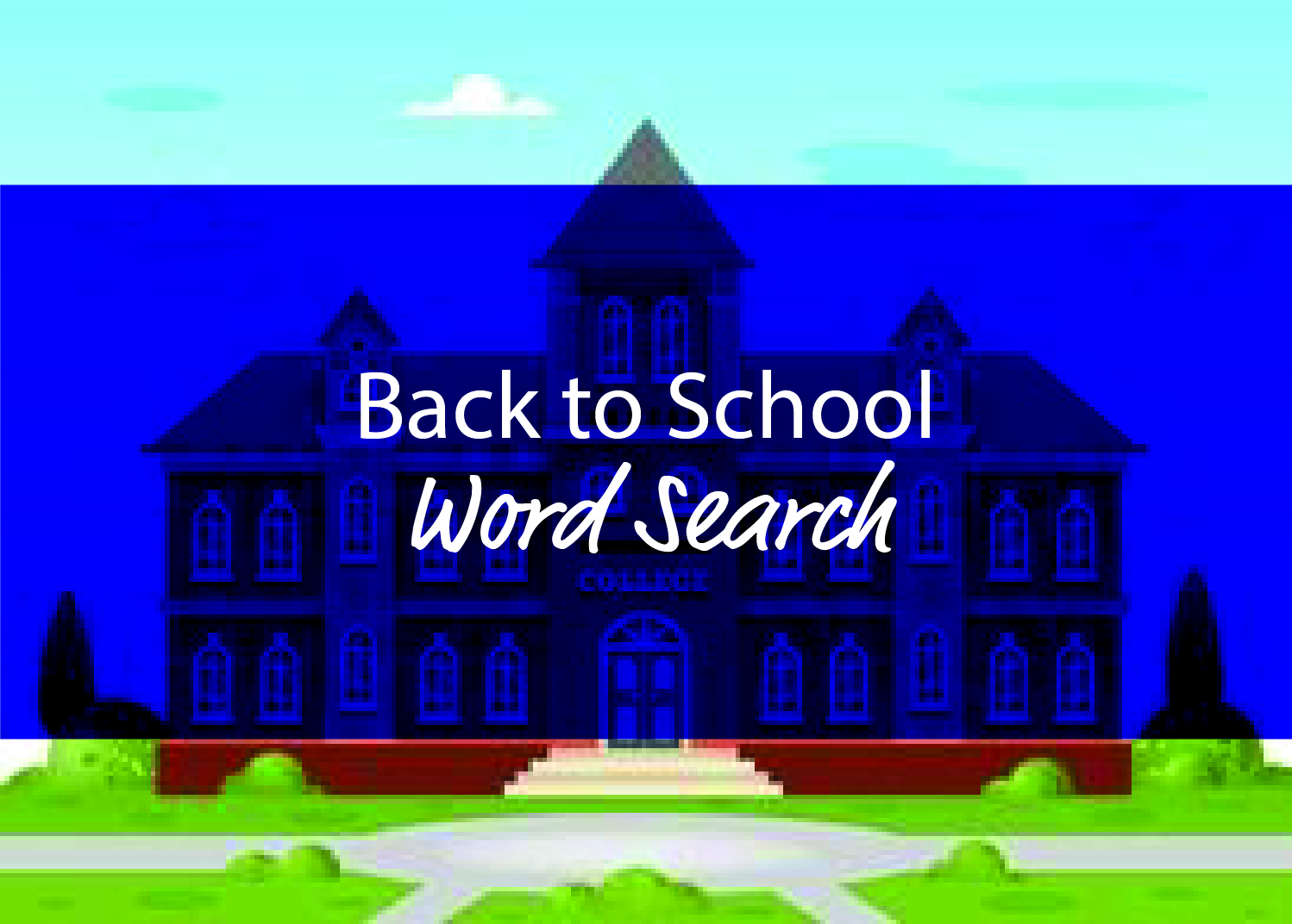 Back To School Word Search