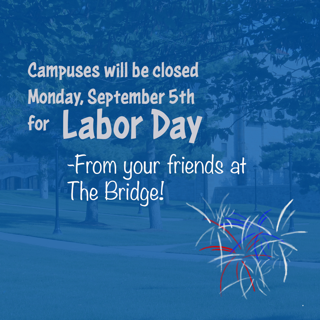 labor day closure graphic