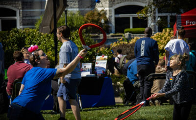 Badminton at Fall Fest