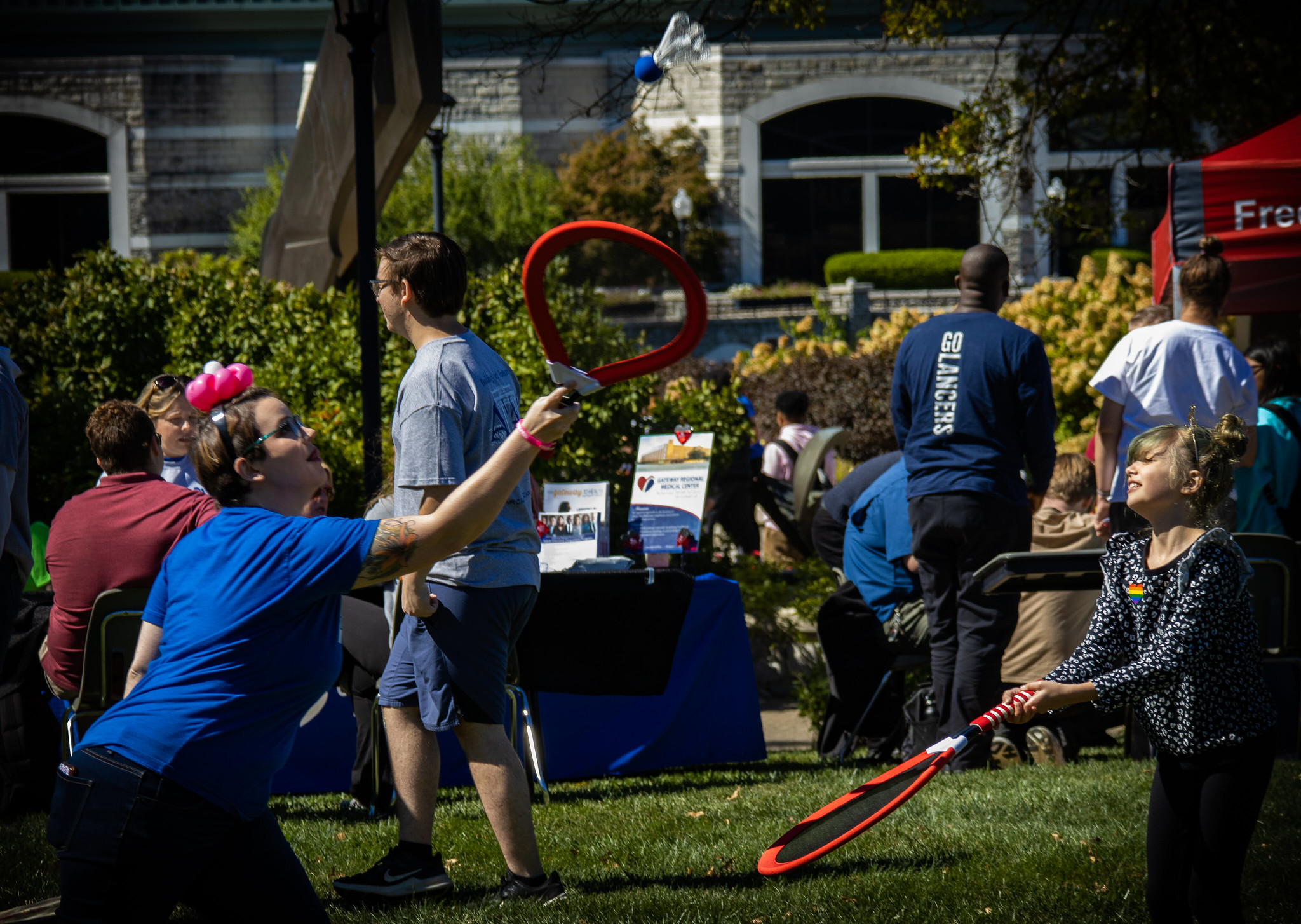 Badminton at Fall Fest