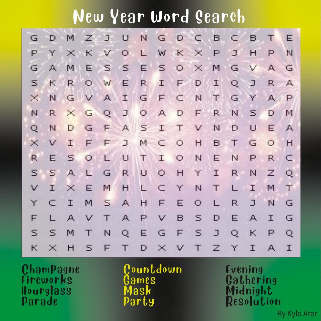 New Year Word Search