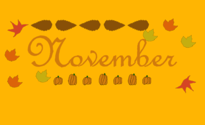 It's November Graphic