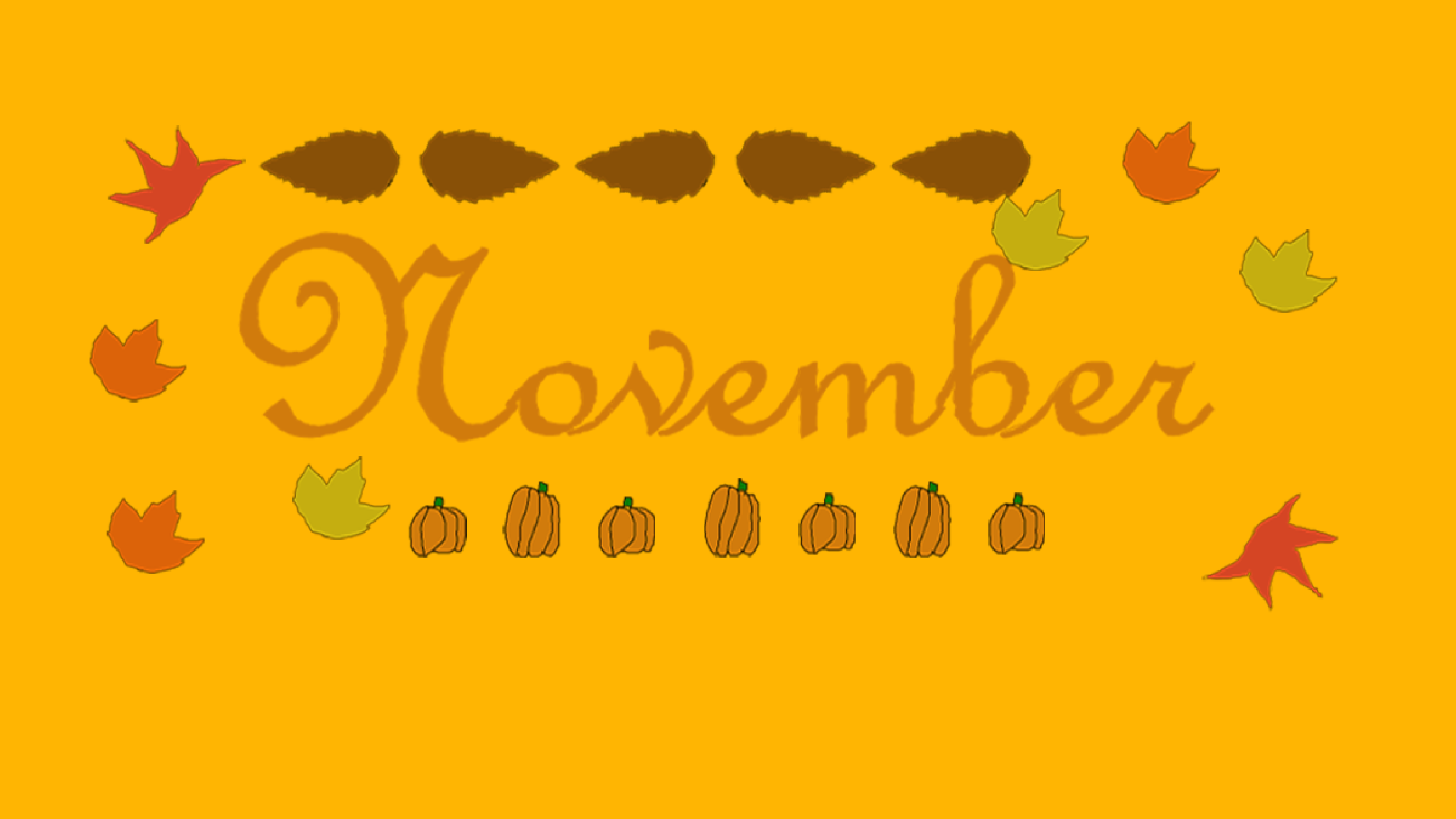 It's November Graphic