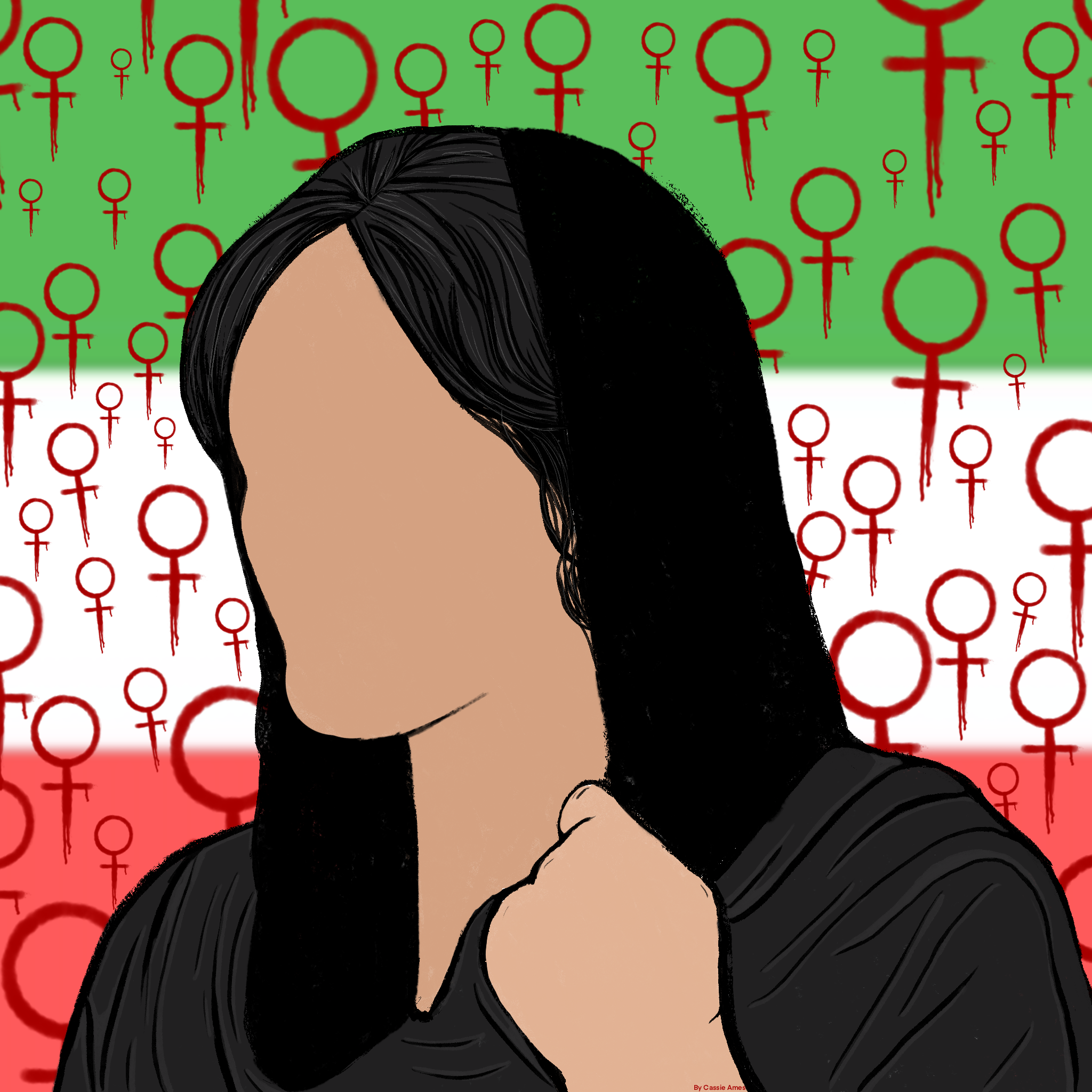 Opinion Piece Graphic Mahsa Amini