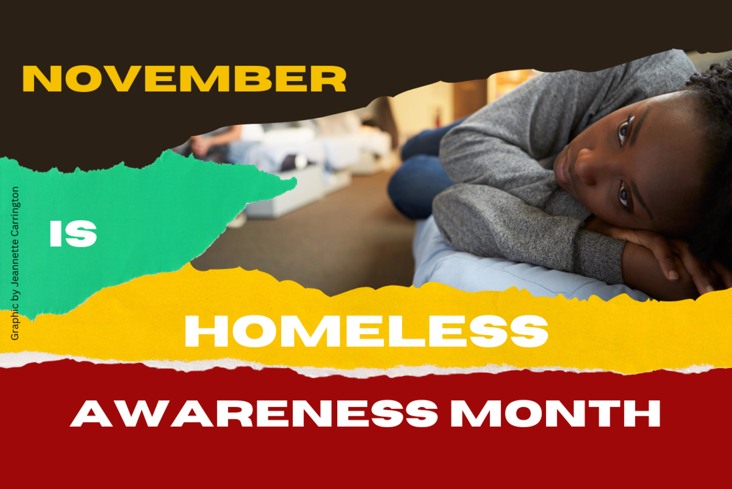 homeless awareness month graphic