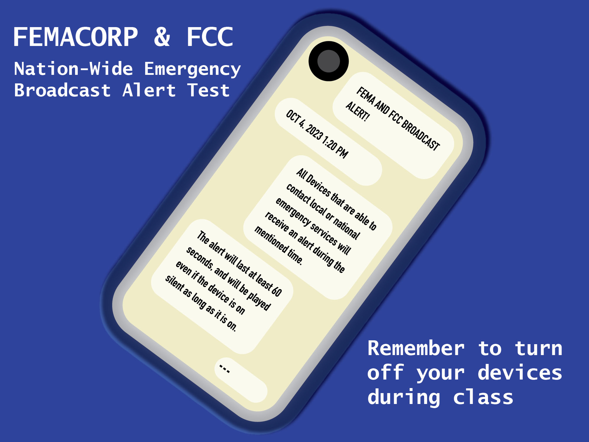 emergency alert informative feature photo