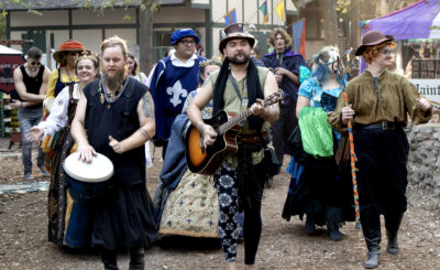 Renaissance festival paraade
