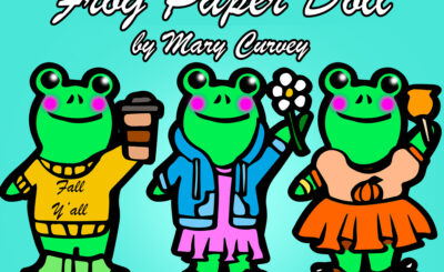 Frog Paper Dolls Title Page