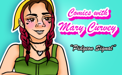 Comics with Mary Curvey Title