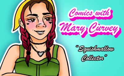 Comics with Mary Curvey Title Page