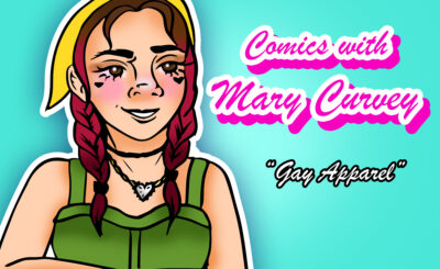 Mary Curvey Comics Title Page