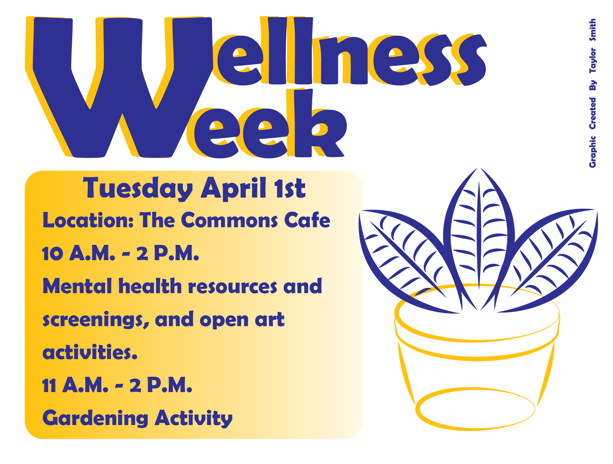 Wellness Week April 1st